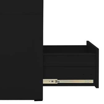 Archiefkast 46x62x72,5 cm staal zwart 7
