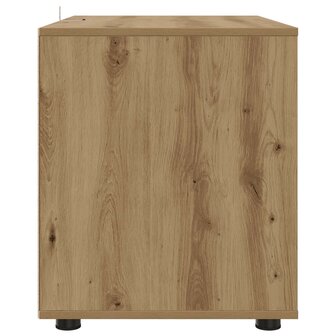 Opbergkast 80 x 48 x 57 cm Bewerkt hout Artisan Eiken 9