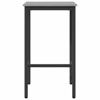 Bartafel 52 x 52 x 90 cm Bewerkt hout Grijs Sonoma Rechthoekig 3
