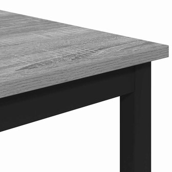 Bartafel 52 x 52 x 90 cm Bewerkt hout Grijs Sonoma Rechthoekig 4