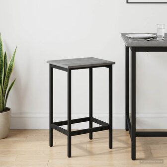 Barkruk Grijs Sonoma 40 x 32 x 64 cm Bewerkt hout 1