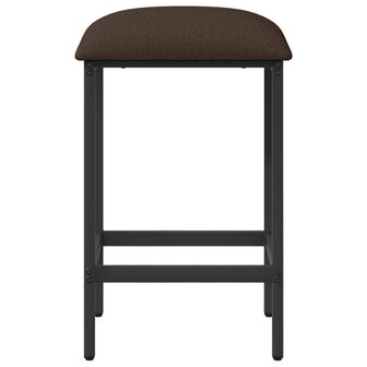 Barkruk Taupe 40 x 32 x 64 cm Bewerkt hout 3