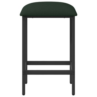 Barkruk Donkergroen 40 x 32 x 74 cm Bewerkt hout 3