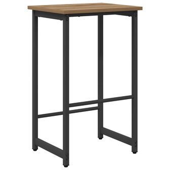 Barkruk Artisanaal eiken 40 x 32 x 74 cm Bewerkt hout 2