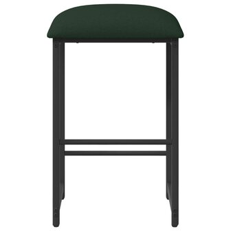 Barkruk Donkergroen 40 x 32 x 64 cm Bewerkt hout 3