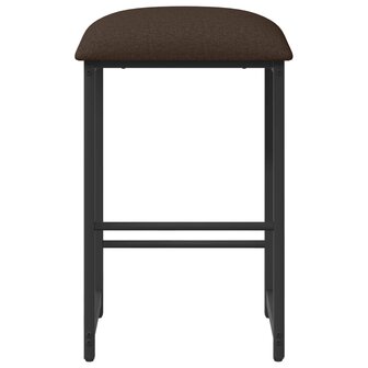 Barkruk Taupe 40 x 32 x 64 cm Bewerkt hout 3