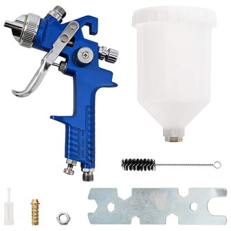 HVLP verfspuit met 600 ml beker 1,4 mm Mondstuk 600 ml 2