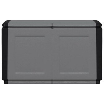 Tuinbox 230 L 96x53x57 cm donkergrijs en zwart 4