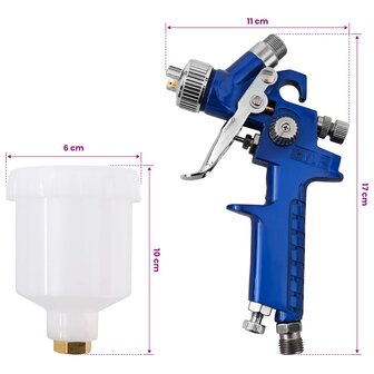 HVLP Verfspuit Kits 125 ml Bekers 0,8 mm Mondstuk 125 ml 7