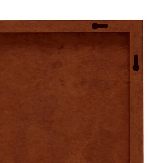 Wanddecoratie tuin wereldkaartontwerp 105x55 cm cortenstaal 7