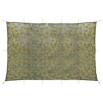 Camouflagenet met opbergtas 6x7 m groen 1