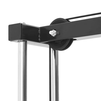 Lat pulldown machine Zwart 110 x 70 x 187 cm Gepoedercoat staal 6