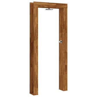 Buitendouche 226 cm Massief acaciahout en roestvrij staal 2