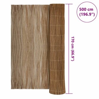 Wilgen Schutting 170 x 500 cm Wilg Naturel 6