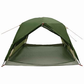 Backpacking Tent 2-persoons Groen 185T Polyester met PU Coating 5