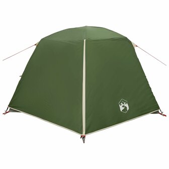 Backpacking Tent 2-persoons Groen 185T Polyester met PU Coating 6