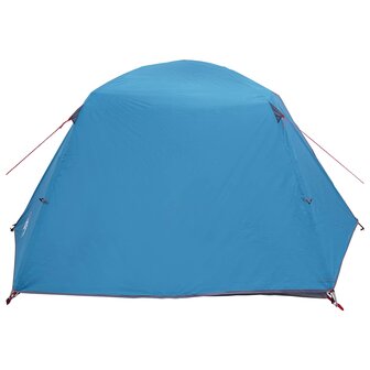 Backpacking Tent 2-persoons Blauw 185T Polyester met PU Coating 7