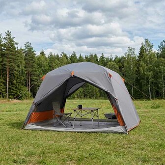 Backpacking Tent 2-persoons Grijs en Oranje 1