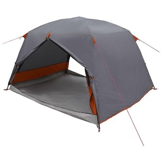 Backpacking Tent 2-persoons Grijs en Oranje 2