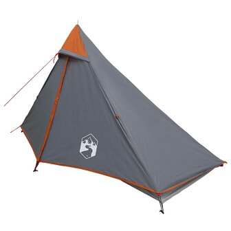 Backpacking Tent 222 x 85 x 125 cm Grijs en Oranje 3