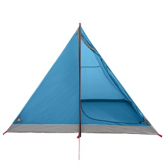 Backpacking Tent 4-persoons Blauw 185T Polyester met PU Coating 5