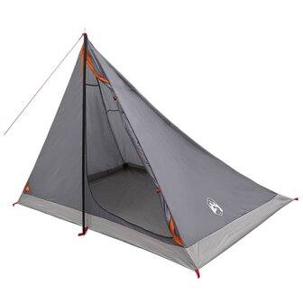 Backpacking Tent 4-persoons Grijs en Oranje 2