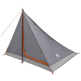 Backpacking Tent 4-persoons Grijs en Oranje 4