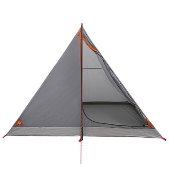 Backpacking Tent 4-persoons Grijs en Oranje 5