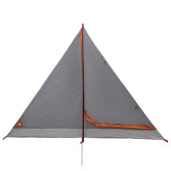 Backpacking Tent 4-persoons Grijs en Oranje 6