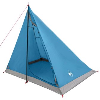 Backpacking Tent 2-persoons Blauw 185T Polyester met PU Coating 2