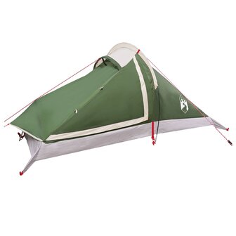 Backpacking Tent 4-persoons Groen 185T Polyester met PU Coating 3
