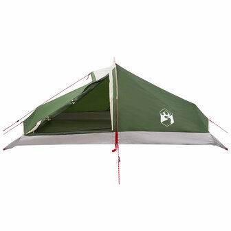 Backpacking Tent 4-persoons Groen 185T Polyester met PU Coating 4