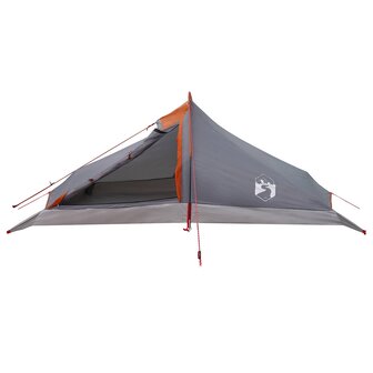 Backpacking Tent 4-persoons Grijs en Oranje 4
