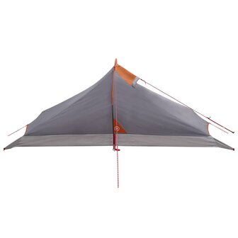 Backpacking Tent 4-persoons Grijs en Oranje 7