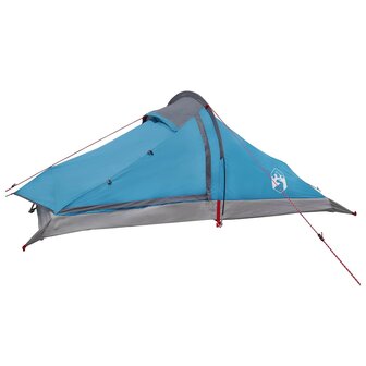 Backpacking Tent 2-persoons Blauw 185T Polyester met PU Coating 3