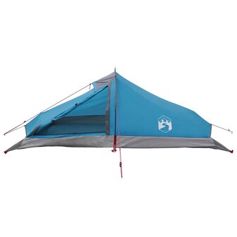 Backpacking Tent 2-persoons Blauw 185T Polyester met PU Coating 4