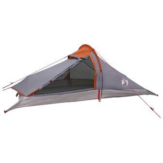 Backpacking Tent 2-persoons Grijs en Oranje 2