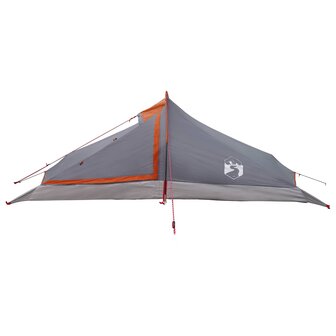 Backpacking Tent 2-persoons Grijs en Oranje 5