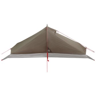 Backpacking Tent 4-persoons Bruin en Grijs 7