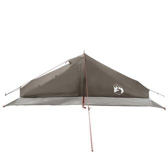 Backpacking Tent 2-persoons Bruin en Grijs 5