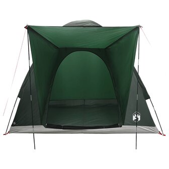 Kamperen tent 2-persoons Legergroen Polyester en staal 4