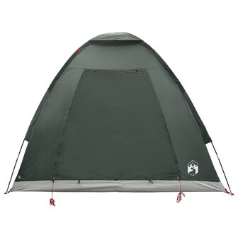 Kamperen tent 2-persoons Legergroen Polyester en staal 5