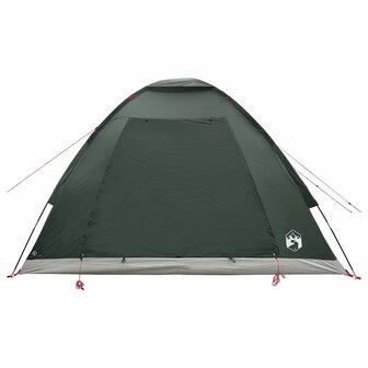 Kamperen tent 4-persoons Legergroen Polyester en staal 5