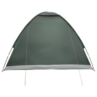 Kamperen tent 4-persoons Legergroen Polyester en staal 6