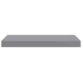 Wandschap zwevend 50x23,5x3,8 cm MDF grijs 6
