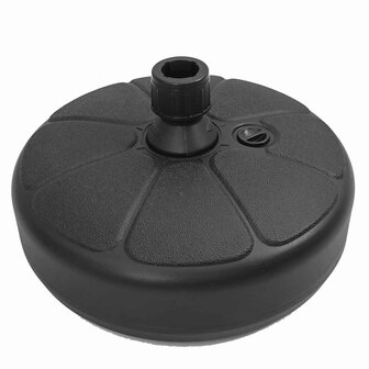 Parasolvoet gevuld met zand/water 15 L zwart  5