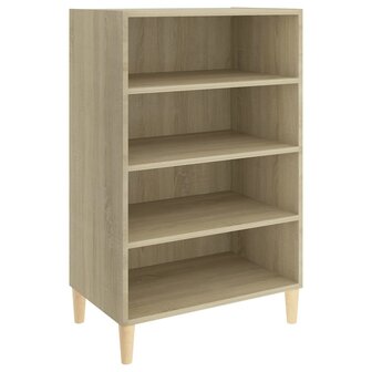 Dressoir 57x35x90 cm bewerkt hout sonoma eikenkleurig 2