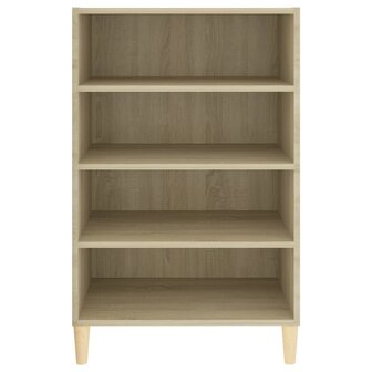 Dressoir 57x35x90 cm bewerkt hout sonoma eikenkleurig 4