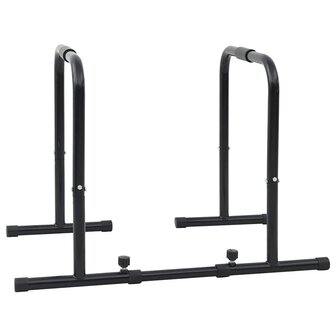 Dip Bar Zwart 116 x 66 x 74,5 cm Gepoedercoat staal 2