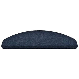 Trapmatten Zelfklevend 5 stuks 65x21x4 cm Marineblauw Halfrond Groot 4